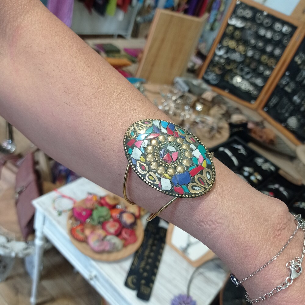 BRAZALETE MOSAICO COLORES