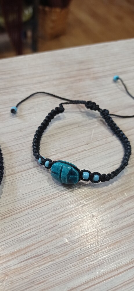 pulsera escarabajo egipcio